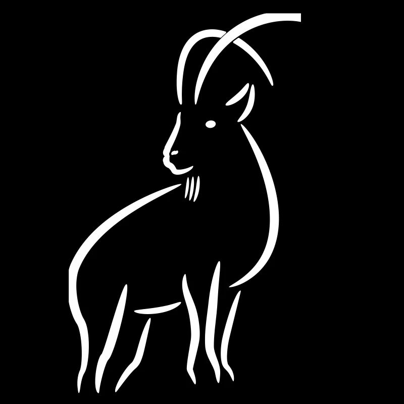 Capricorn line drawing