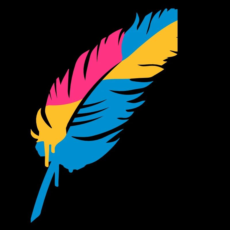 A colorful feather
