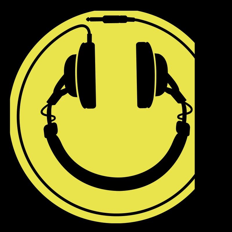 Casque smiley prise de fil