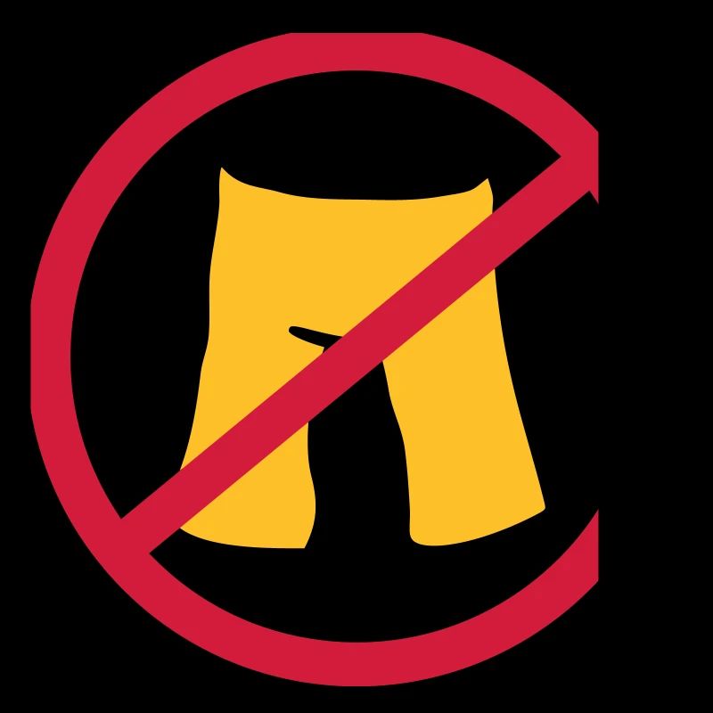 do not put on pants short shorts forbidden shield z