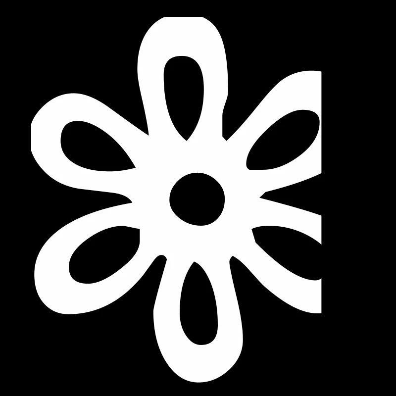 Ornament oder weisse Blume (Vectorgraphic)