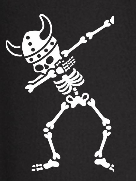 Skeleton Dab Dabbing Viking