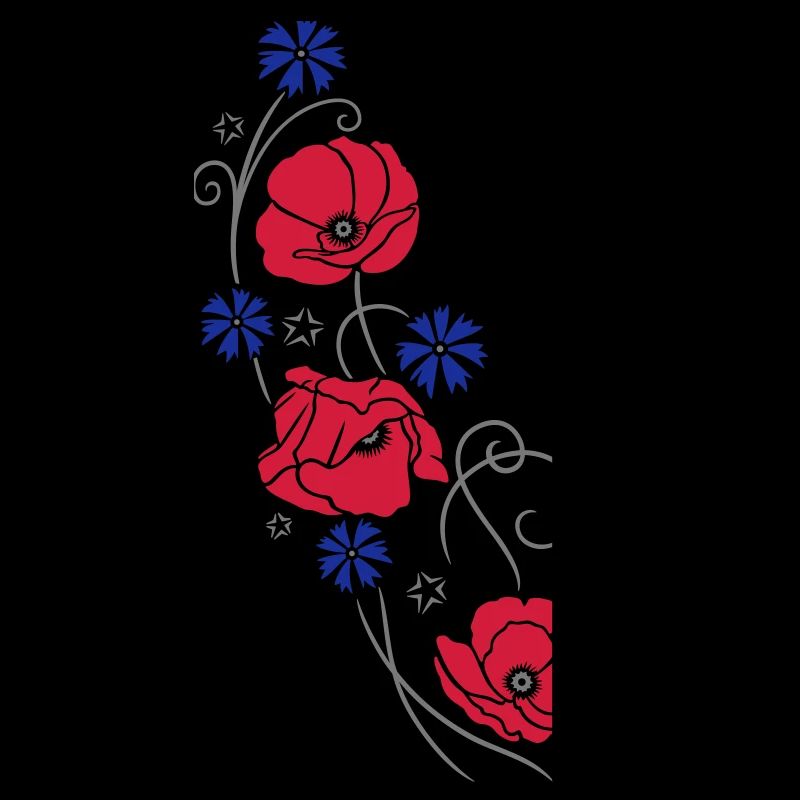 Coquelicots. Design d'été.