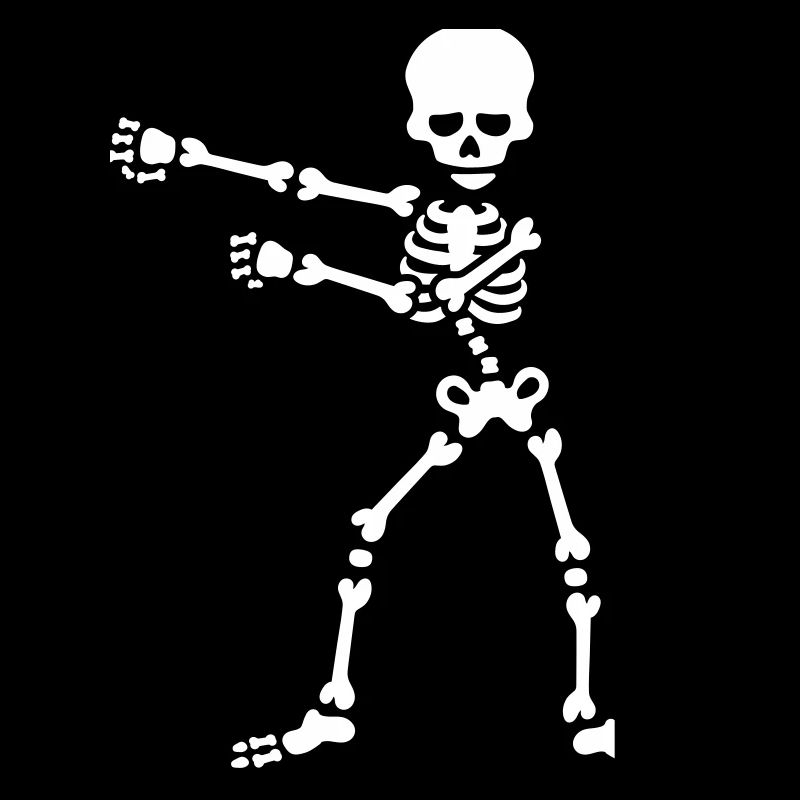 The floss dance flossing backpack boy kid skelett