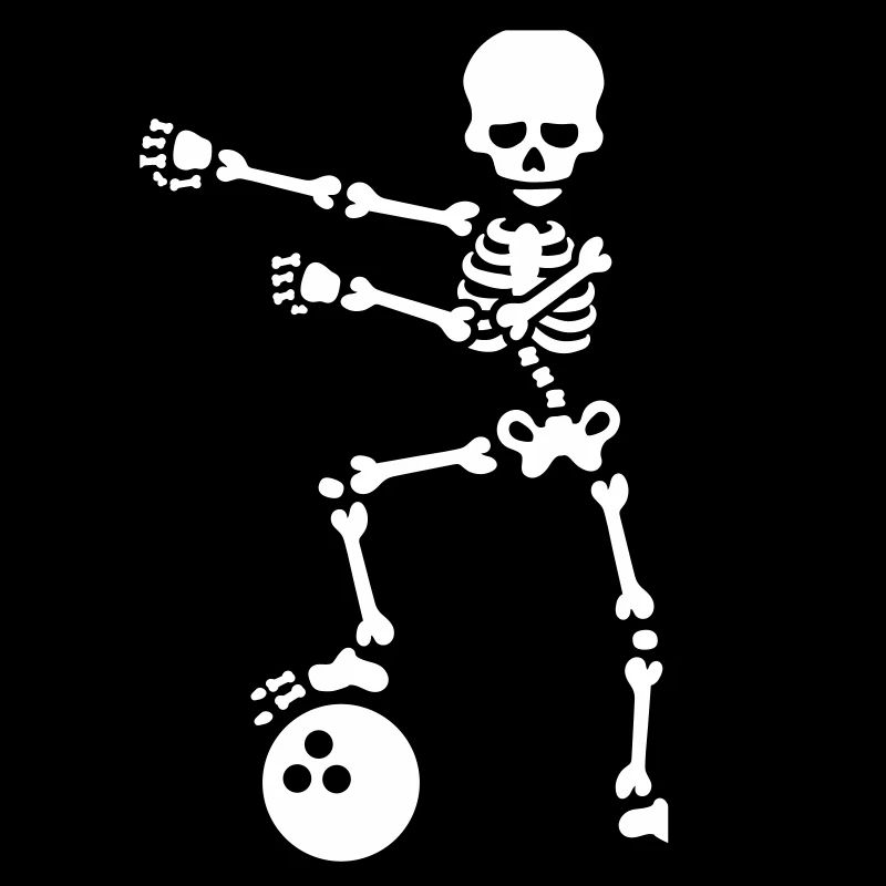 Boule de bowling floss dance flossing squelette