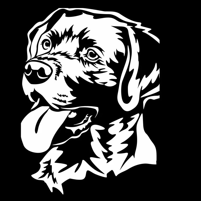 Labrador Head "Black Edition"