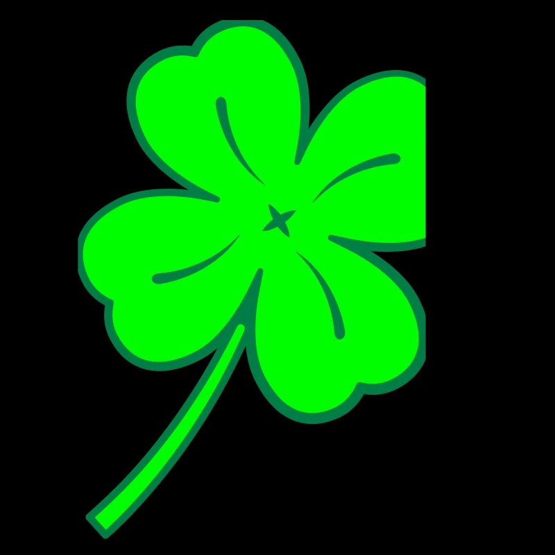 Four-leaf clover to design yourself