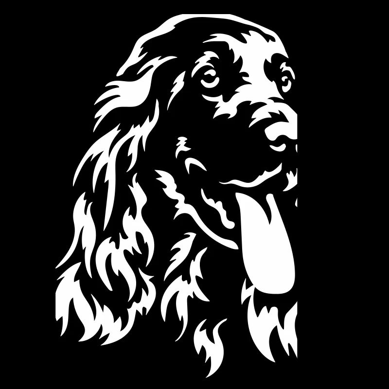 Cocker Spaniel Kopf "Black Edition"