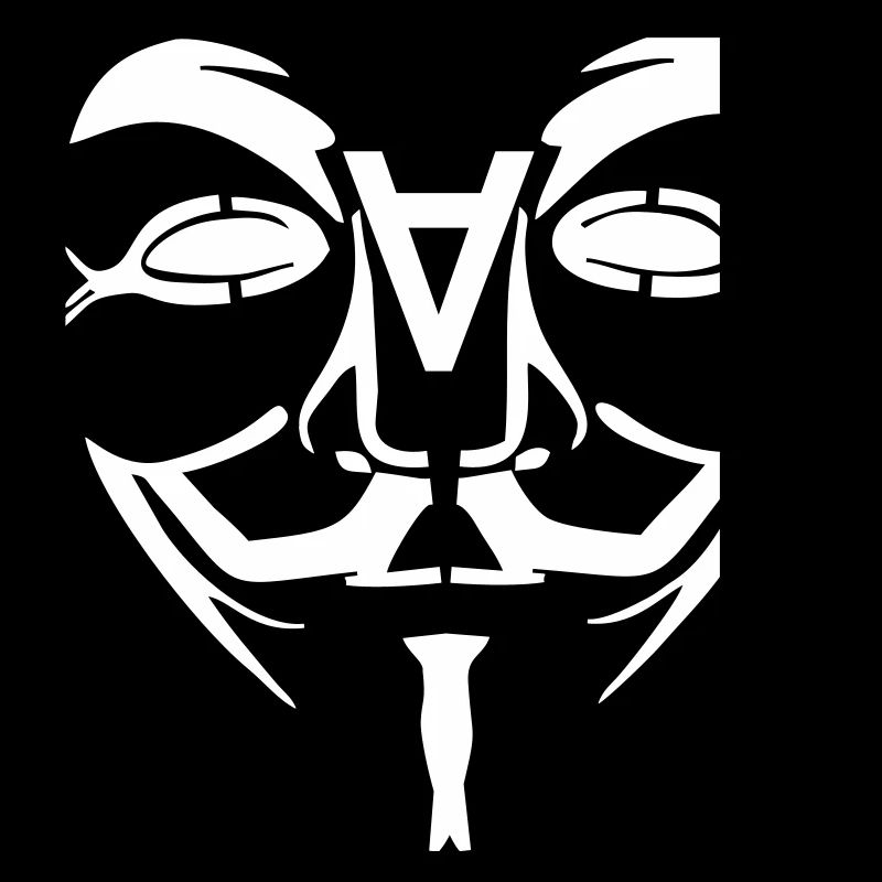 Anonymous Design Face with A