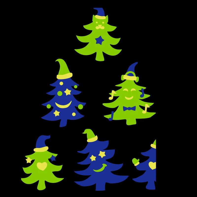 Magic Smiling Christmas Trees