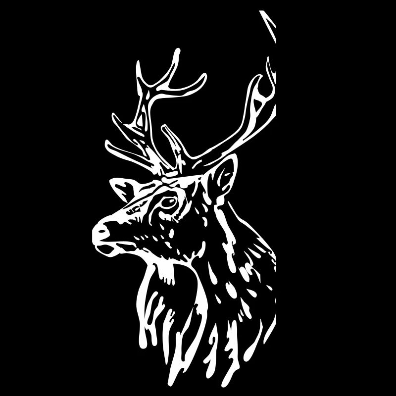 Tête de cerf [Blanc]