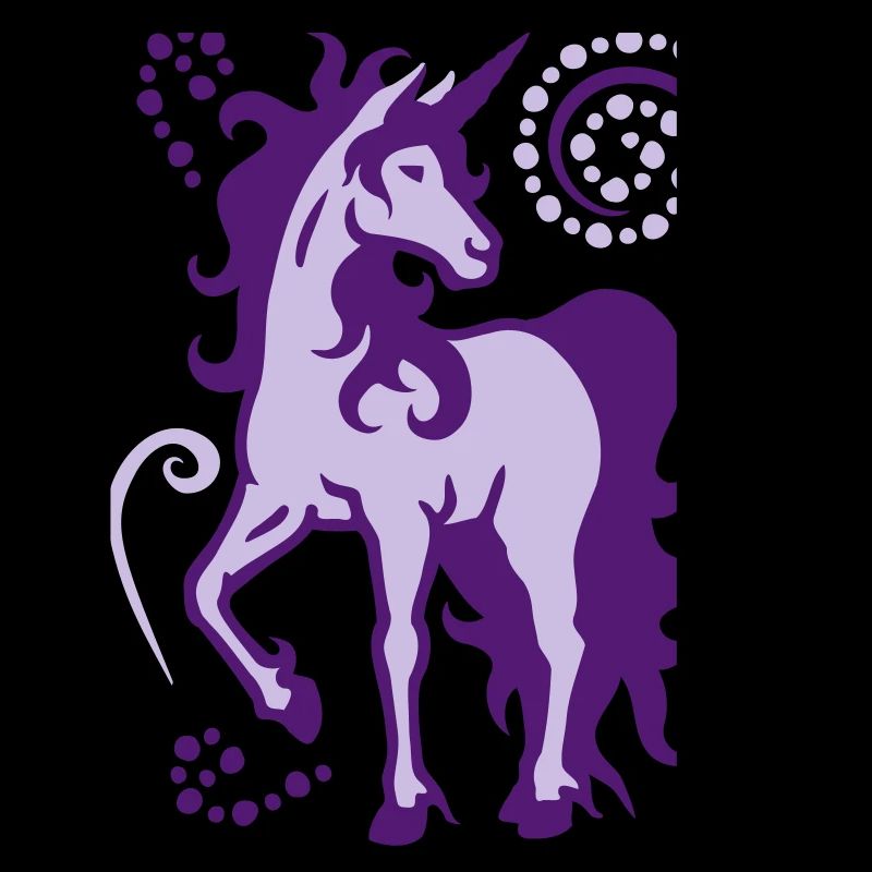Einhorn individuell 3farbig SVG