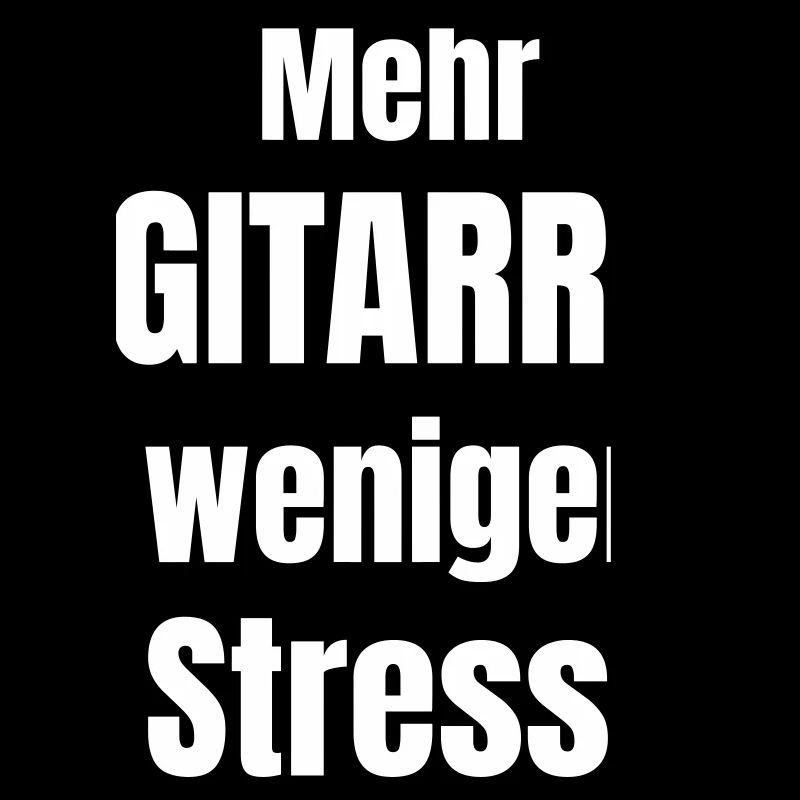 More guitar, less stress