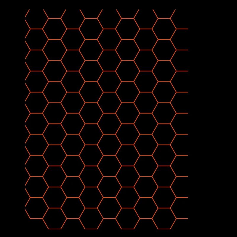 Futuristic Hexagon Pattern Design