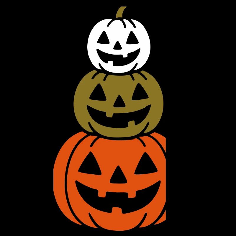 Halloween jack-o'-lantern motif