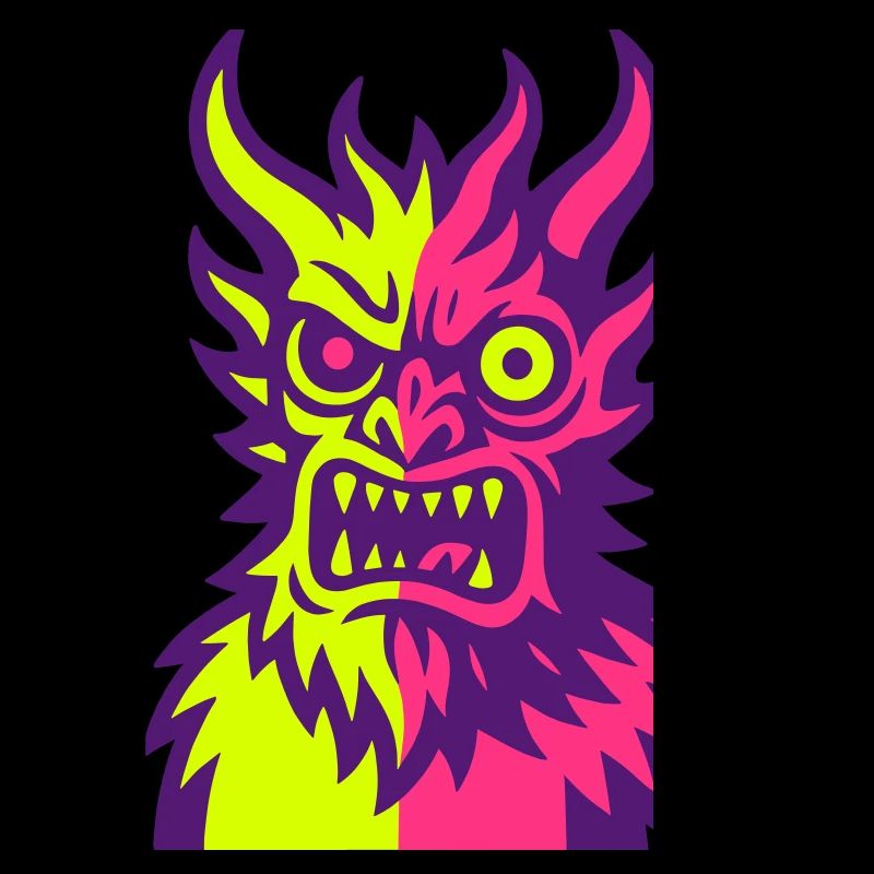 Pop Art Devil's Monster