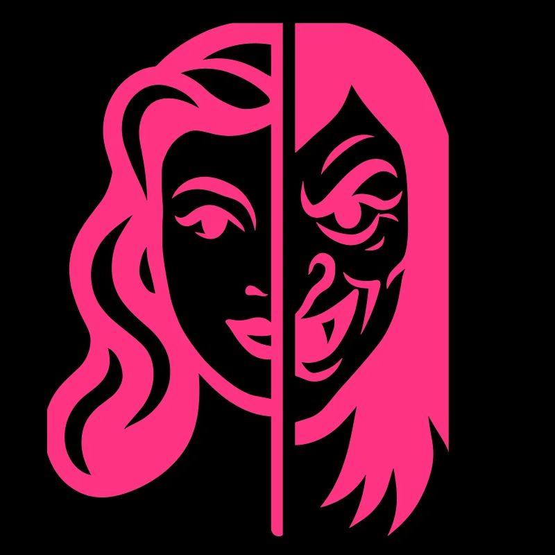 Split Face Contrast