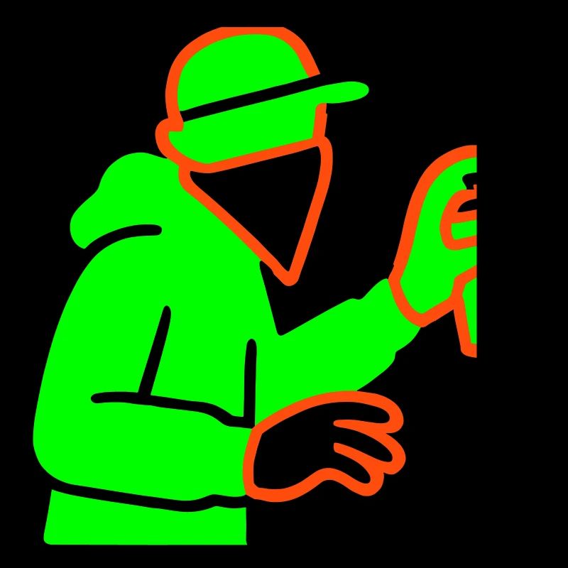 Neon Graffiti Sprayer