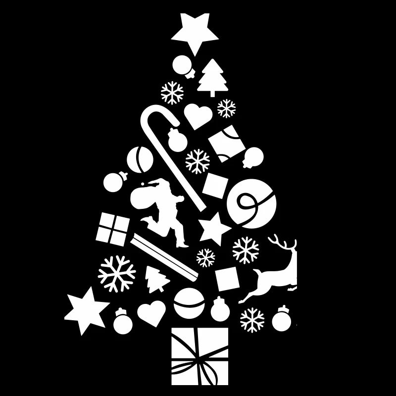 Decorated Christmas tree