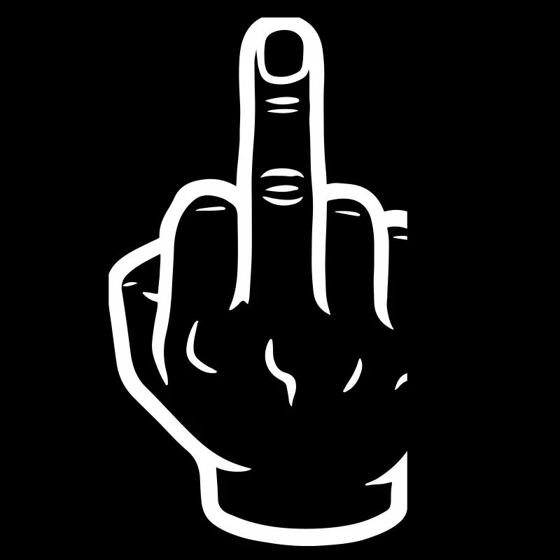 Hand Mittelfinger
