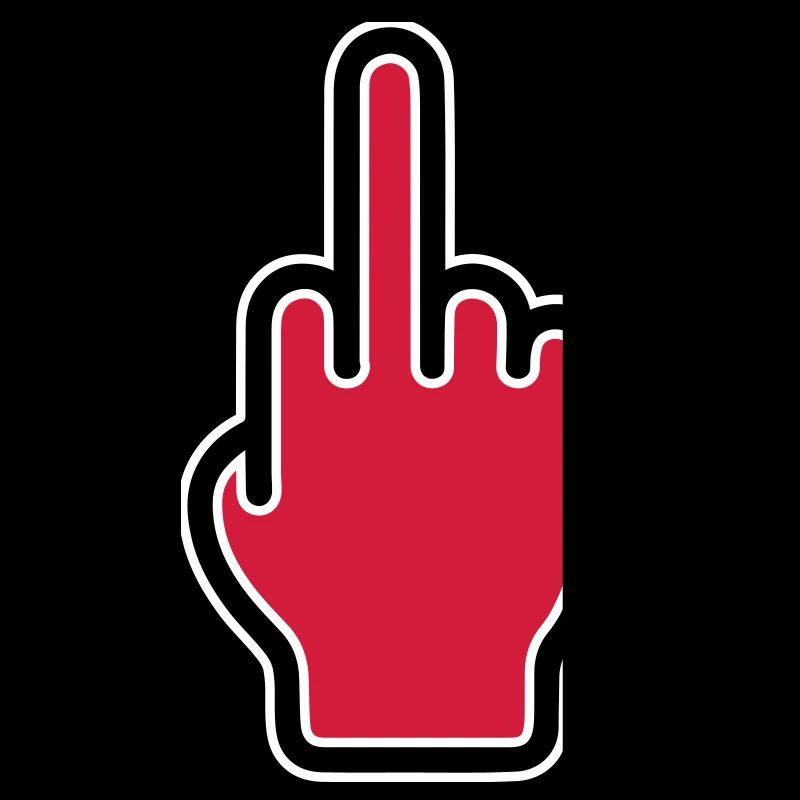 Mittelfinger Symbol