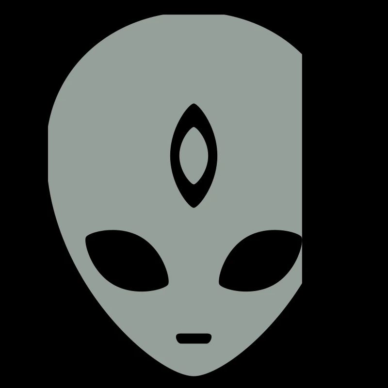 Alien Third Eye Minimalist
