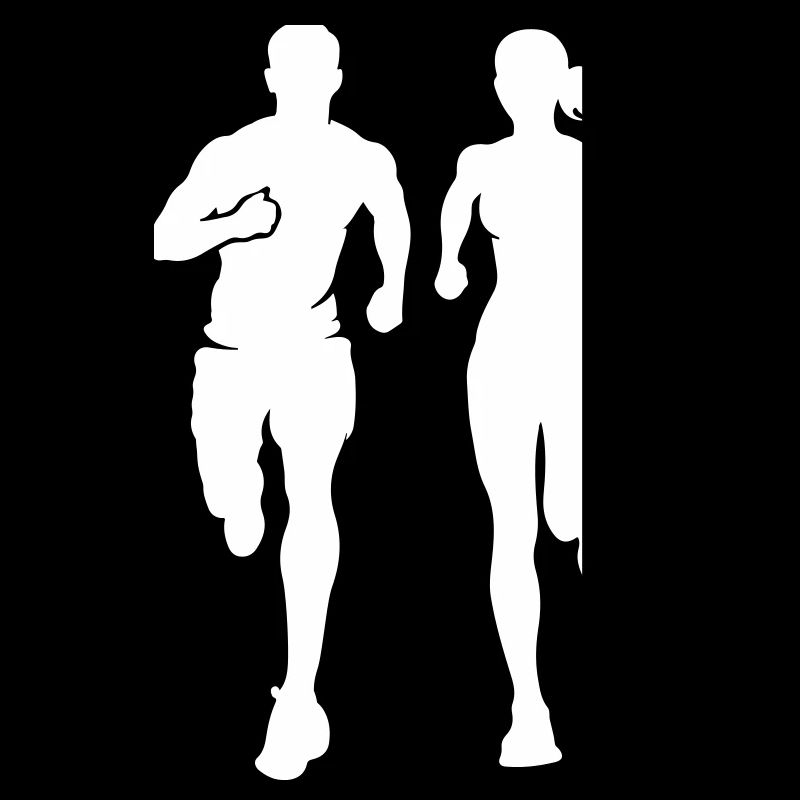 Marathon par équipe Marathon Silhouette