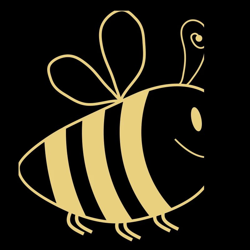 Lächelnde Bienchen Muster