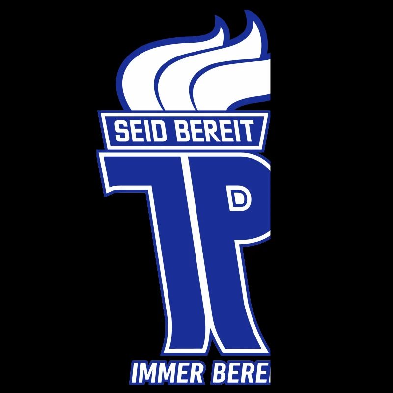 JP - Junge Pioniere immer bereit (zweifarbig)