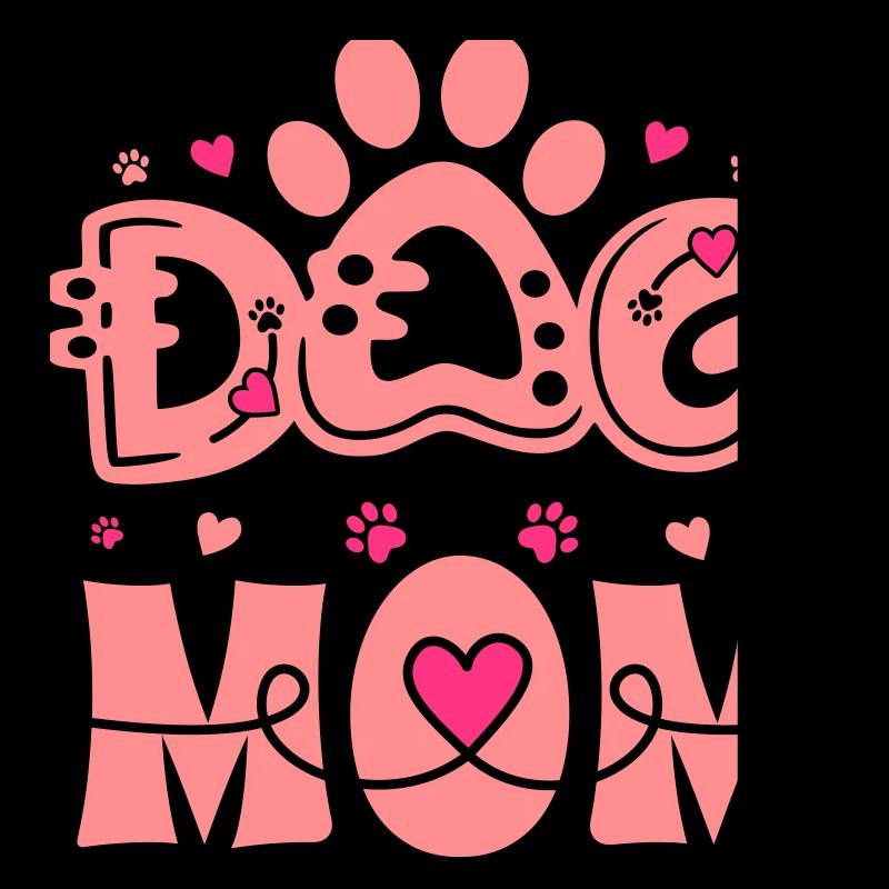 Minimales DOG-MOM-Monogramm