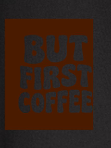 But First Coffee Abzeichen