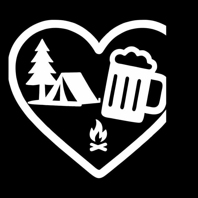 Heart Camping Beer