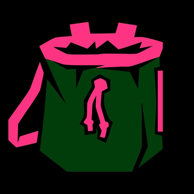 Chalkbag Climbing Bouldering Vector