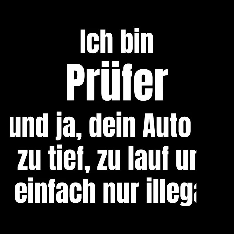 Ich bin Prüfer Auto zu tief