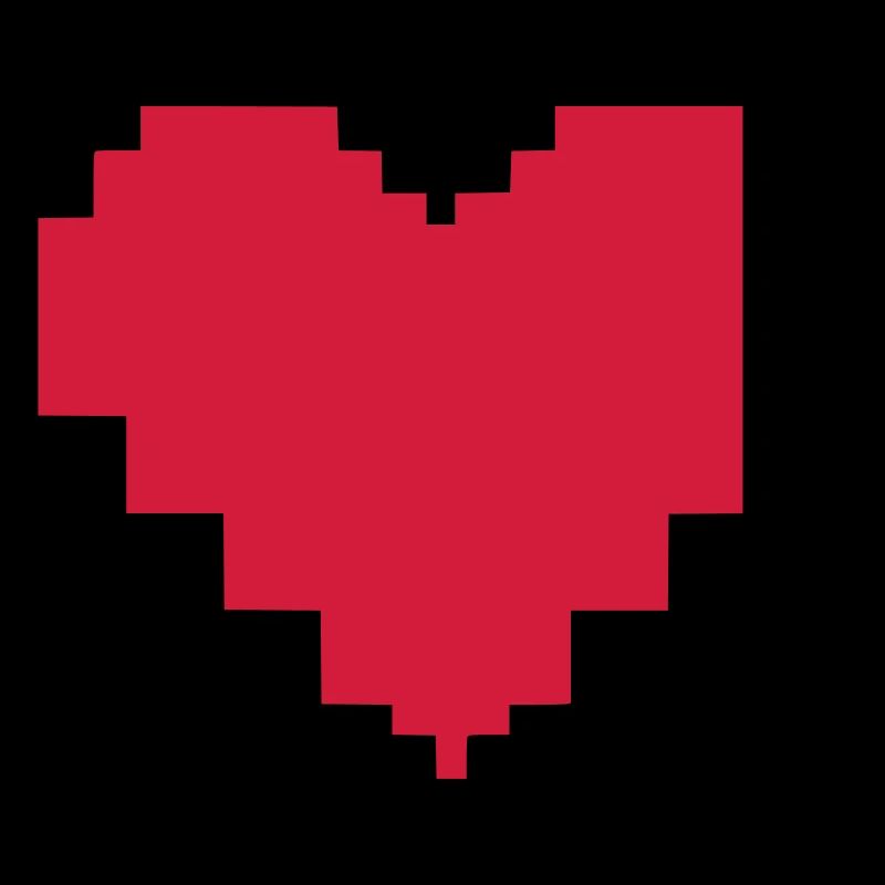 Pixel Herz 8-Bit Grafik