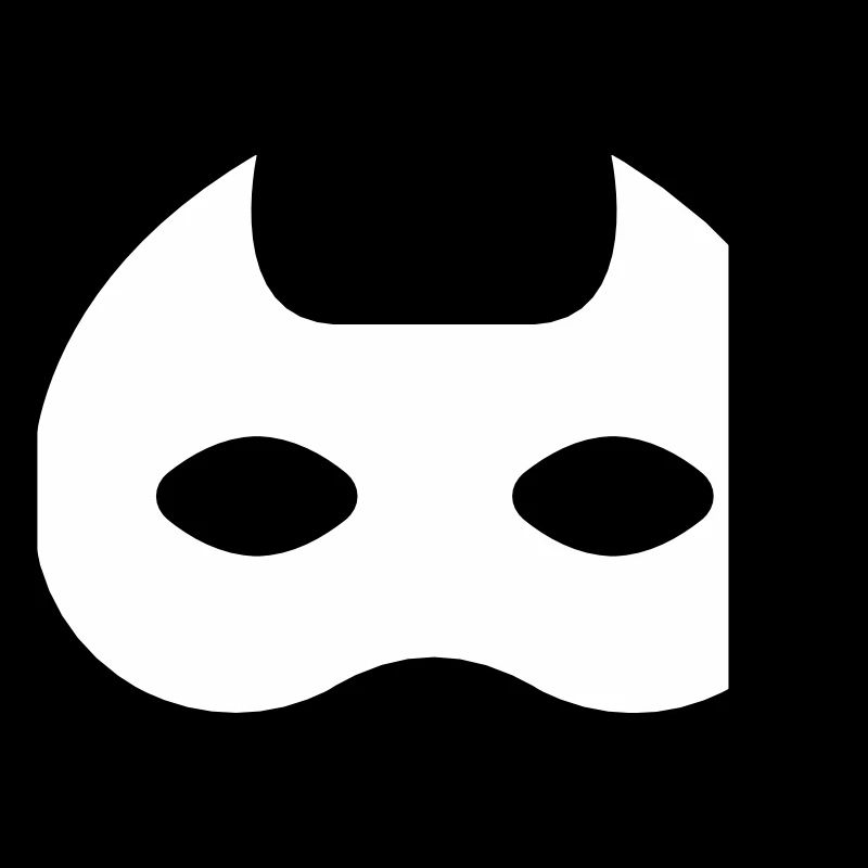 Maske eines Superhelden