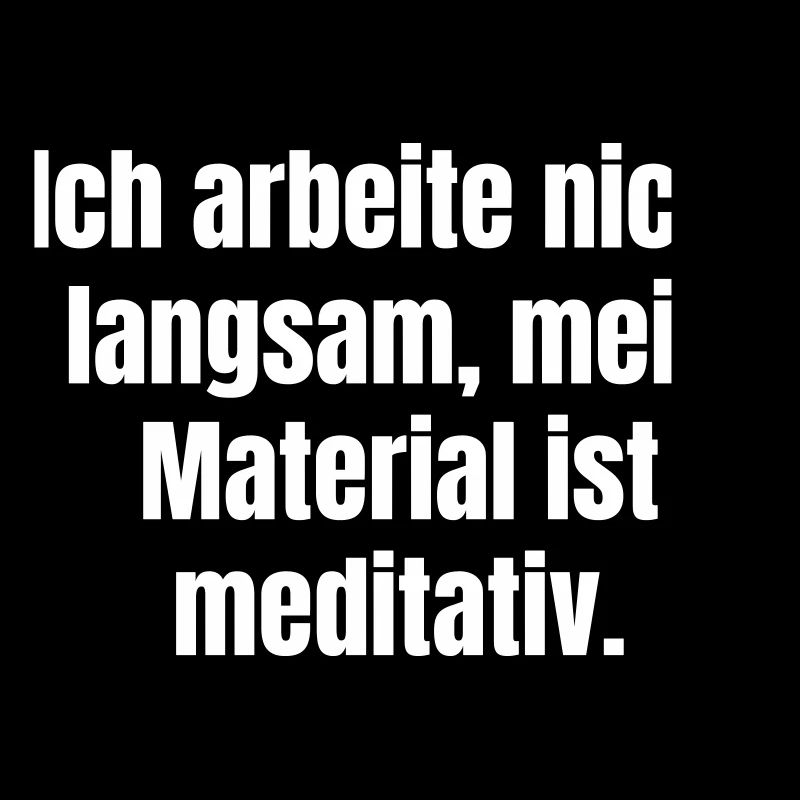 Meditatives Material-Statement