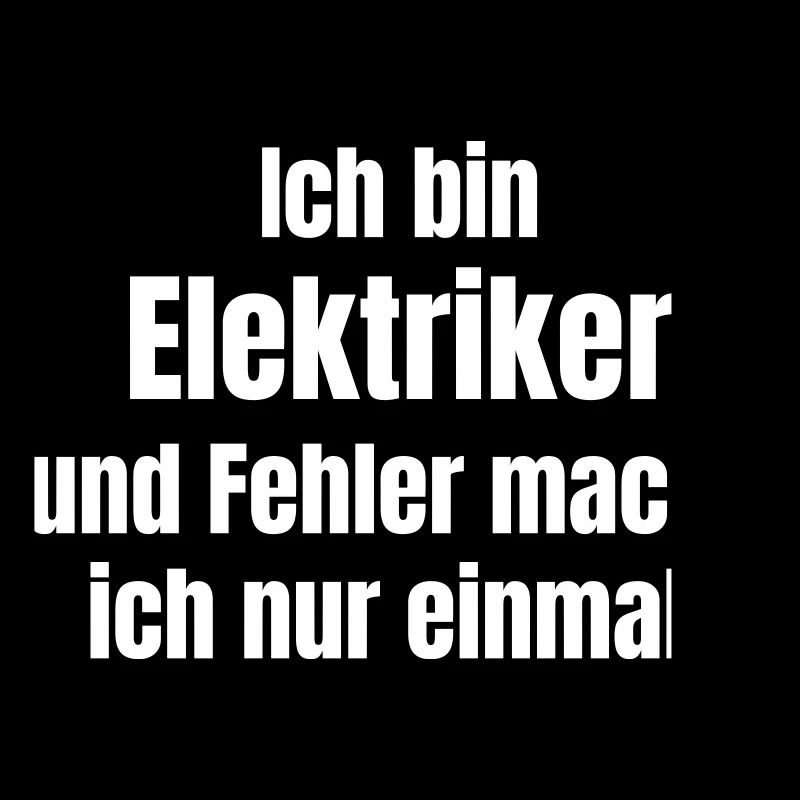 Ich bin Elektriker – Fehler mache ich