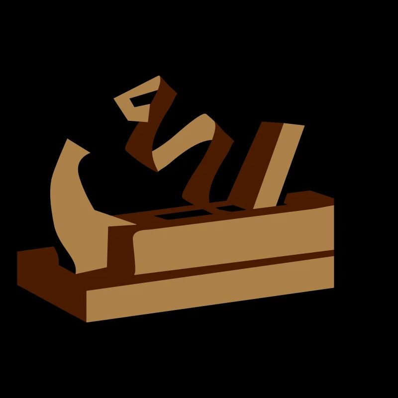 An old hand wood planer