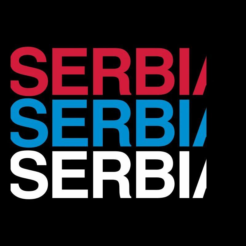 SERBIE Serbie Drapeau de l’équipe de Serbie