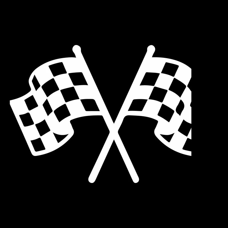 Icône du drapeau de course