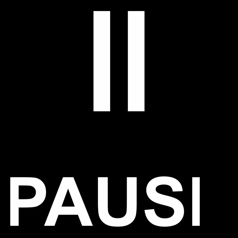 Pause Auszeit Geschenk Statement