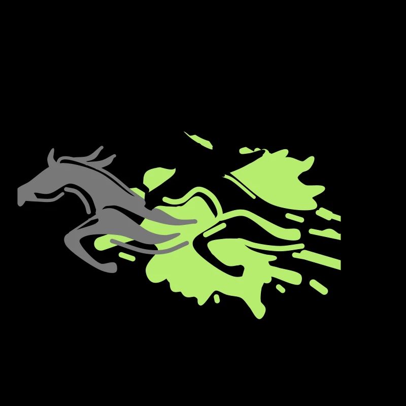 horses - stallion - mare - foal