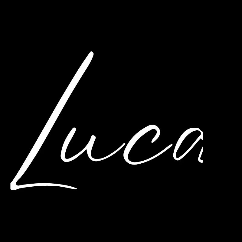 Luca Name T-Shirt Gift for Men