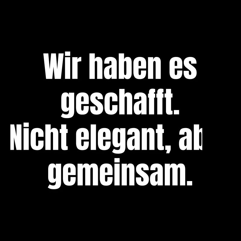 Gemeinsam geschafft den Abschluss