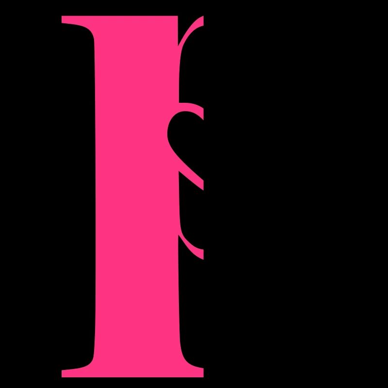 Letter p Initial letter with heart