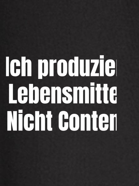 Food, not content