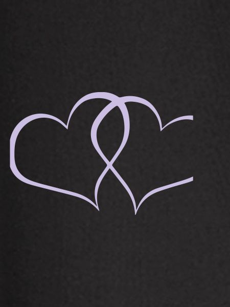 Intertwined heart lines