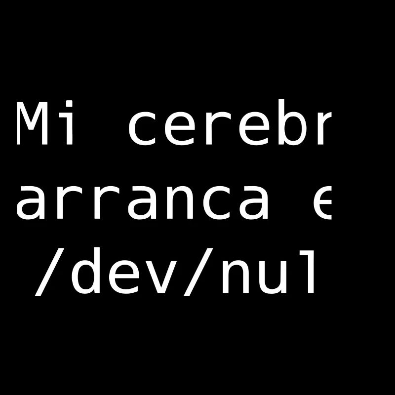 Mein Gehirn beginnt in /dev /null