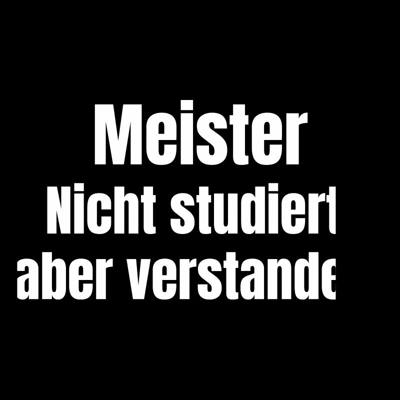 Master not studied – understood